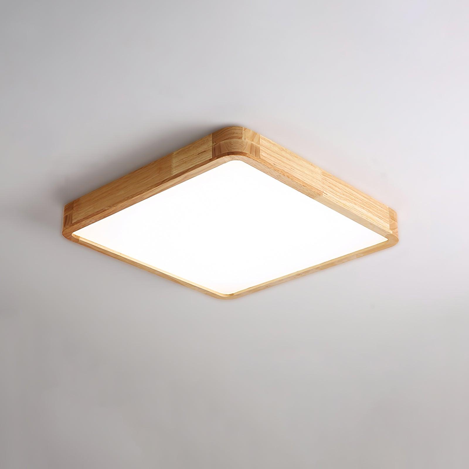 Hano Wooden Geometric Ceiling Light | Fioriscas