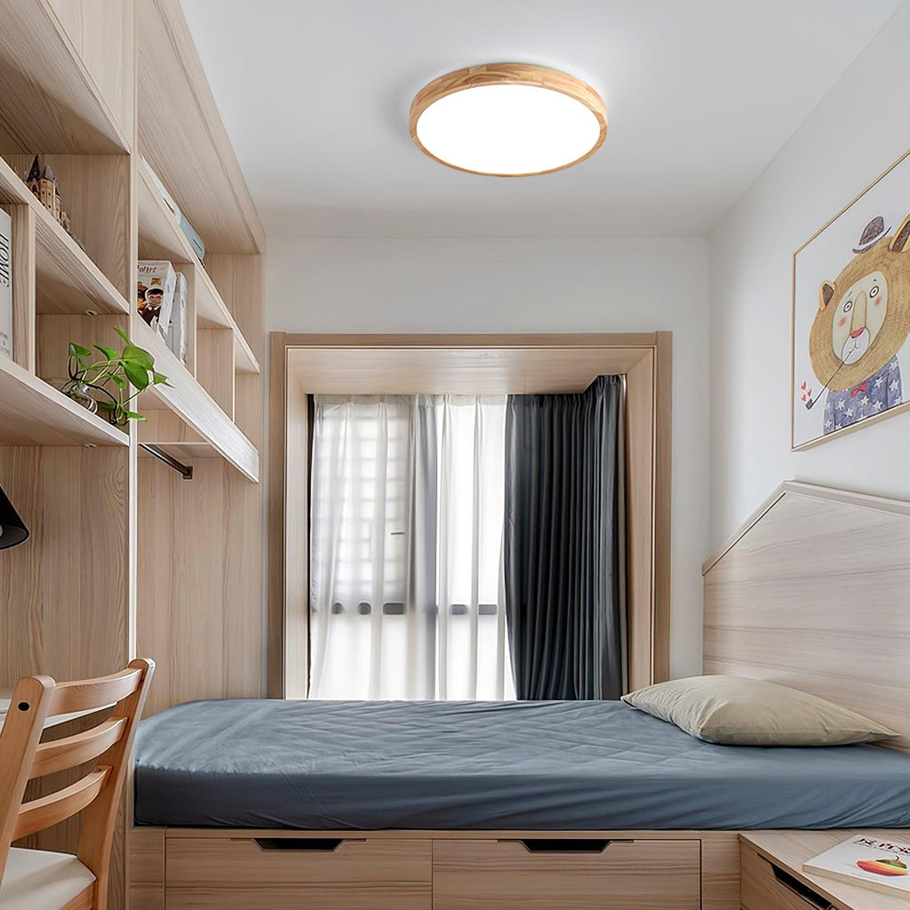 Hano Wooden Geometric Ceiling Light | Fioriscas
