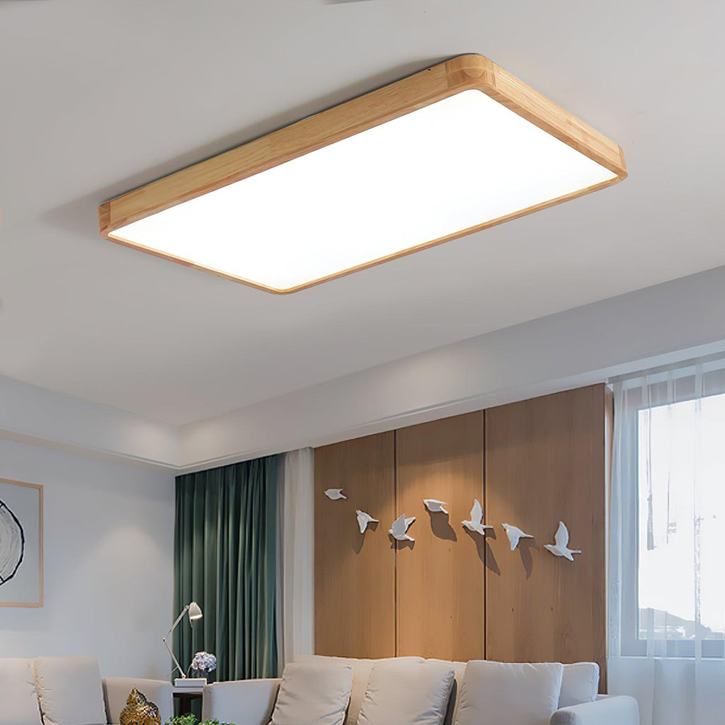 Hano Wooden Geometric Ceiling Light | Fioriscas