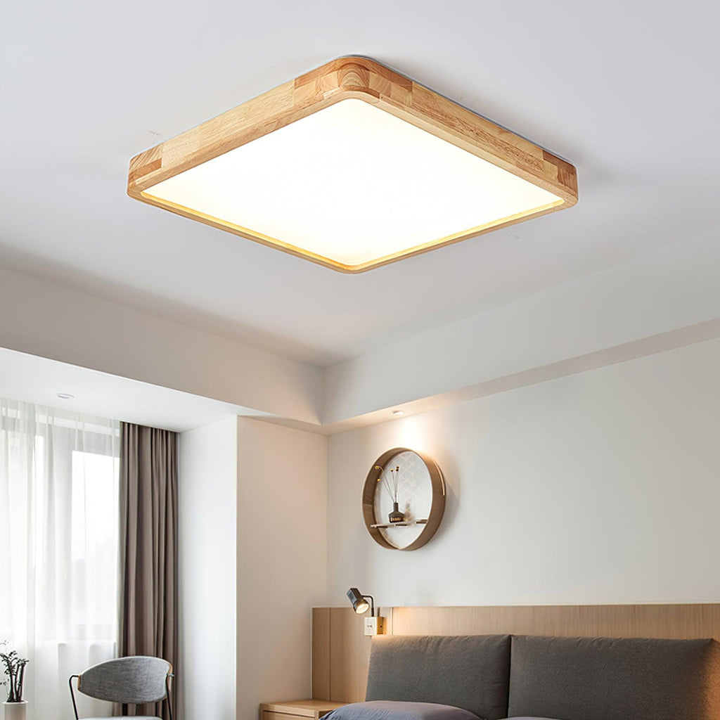 Hano Wooden Geometric Ceiling Light | Fioriscas