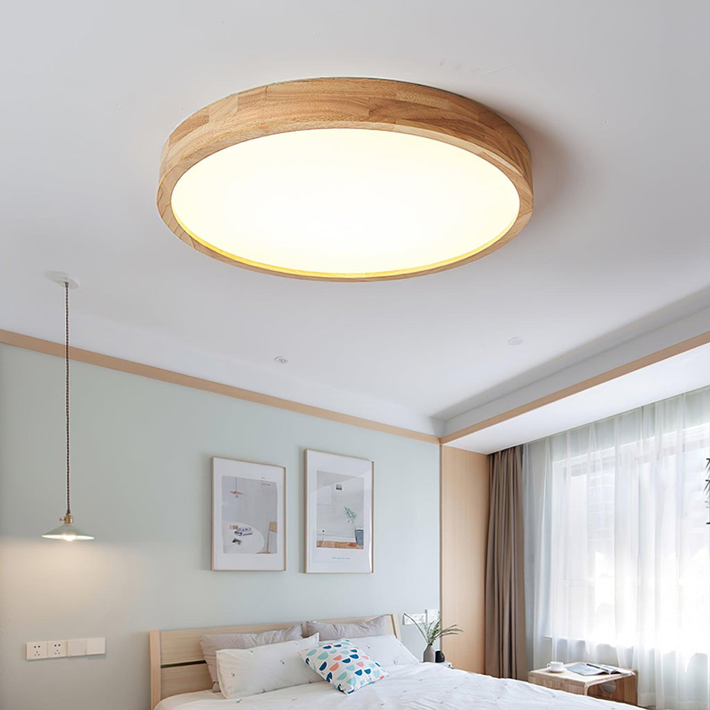 Hano Wooden Geometric Ceiling Light | Fioriscas