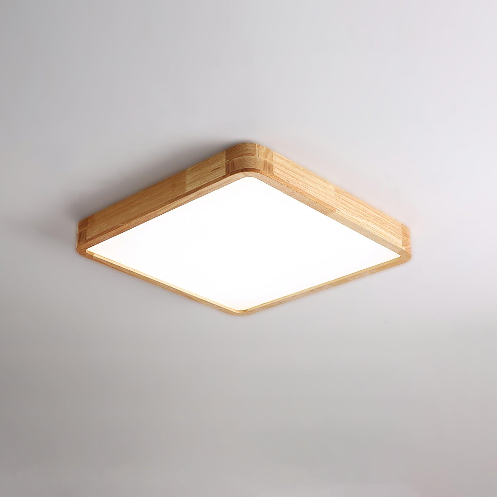 Hano Wooden Geometric Ceiling Light | Fioriscas