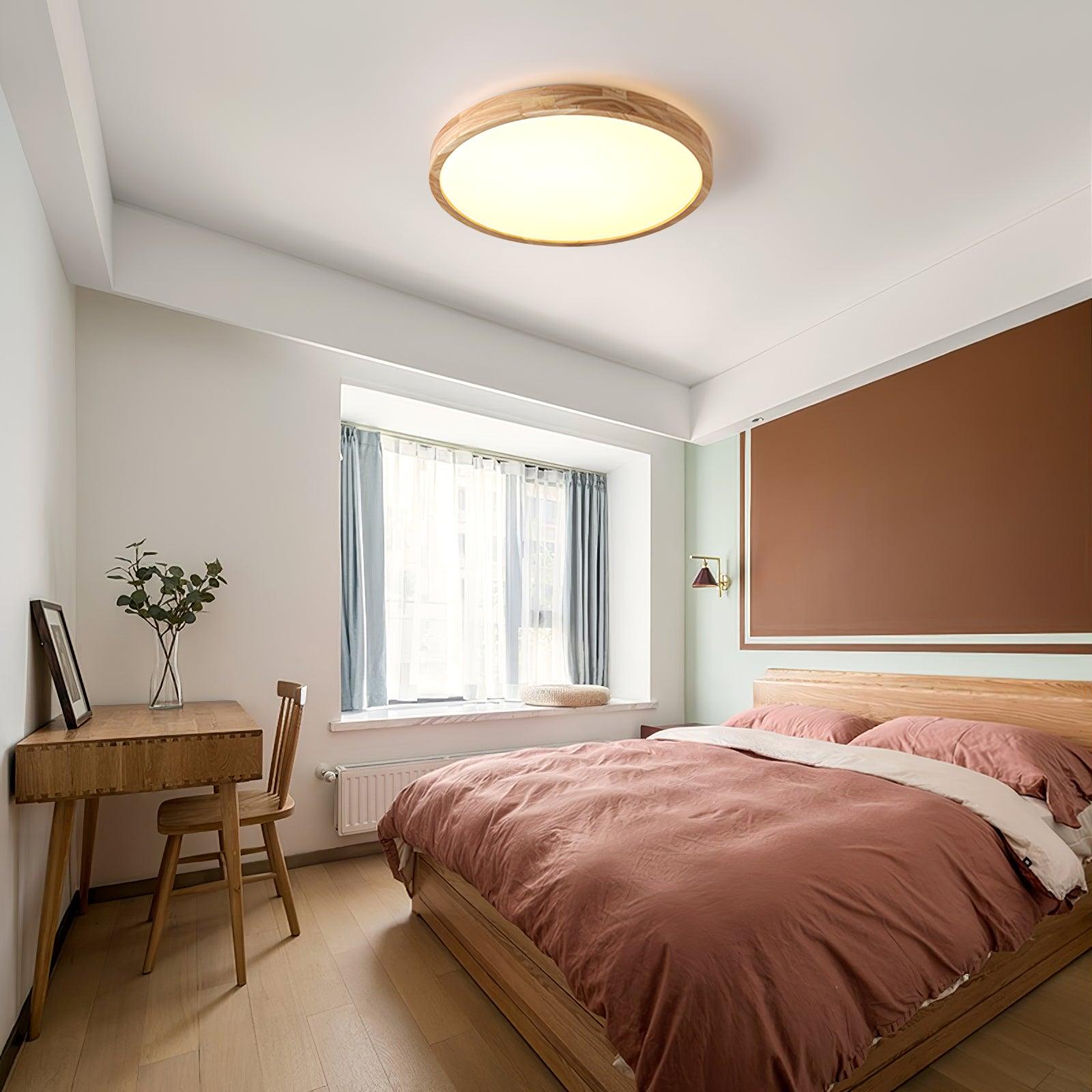 Hano Wooden Geometric Ceiling Light | Fioriscas