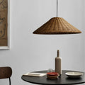 Muto Vintage Handmade LED Rattan Pendant Light Living Room | Fioriscas