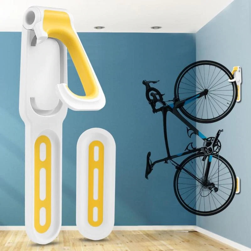 Porte-vélos mural en métal avec crochets pour garages
