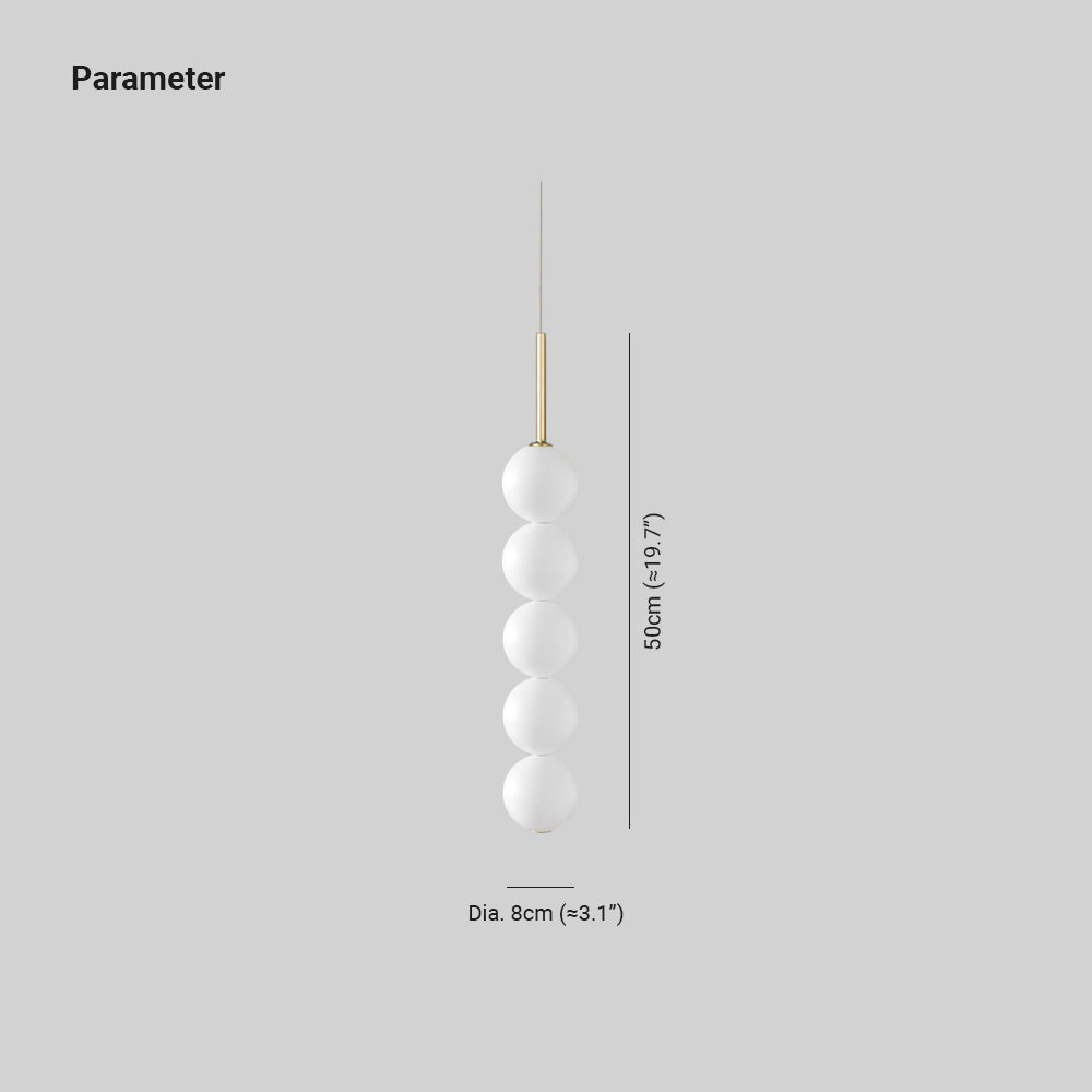 Valentina  Pendant Light White Bubble Nordic | Fioriscas