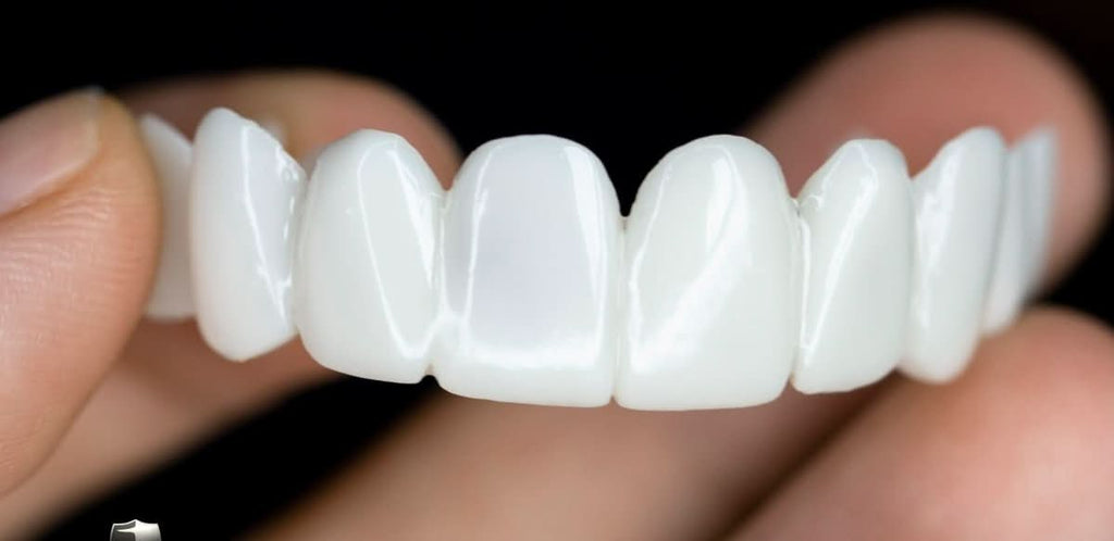 Tandprothese met witte tandlenzen - Fioriscas