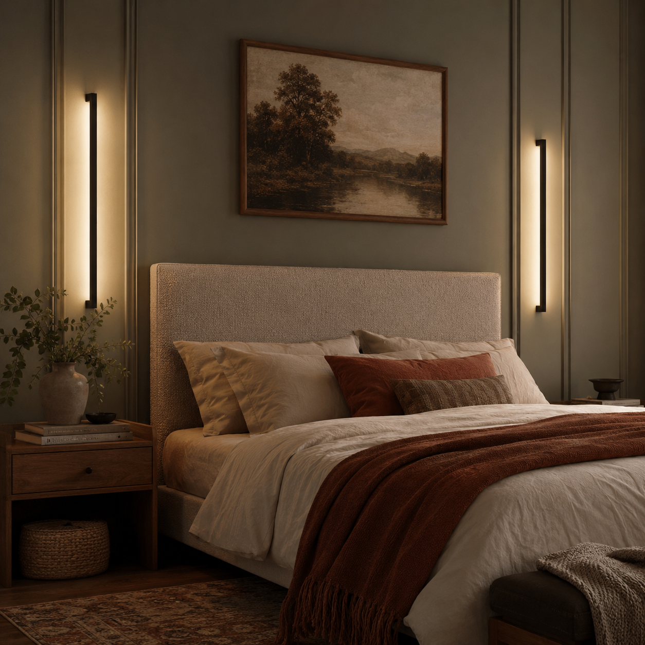 LumenLine Outdoor Wall Light Slim Linear Modern Fixture