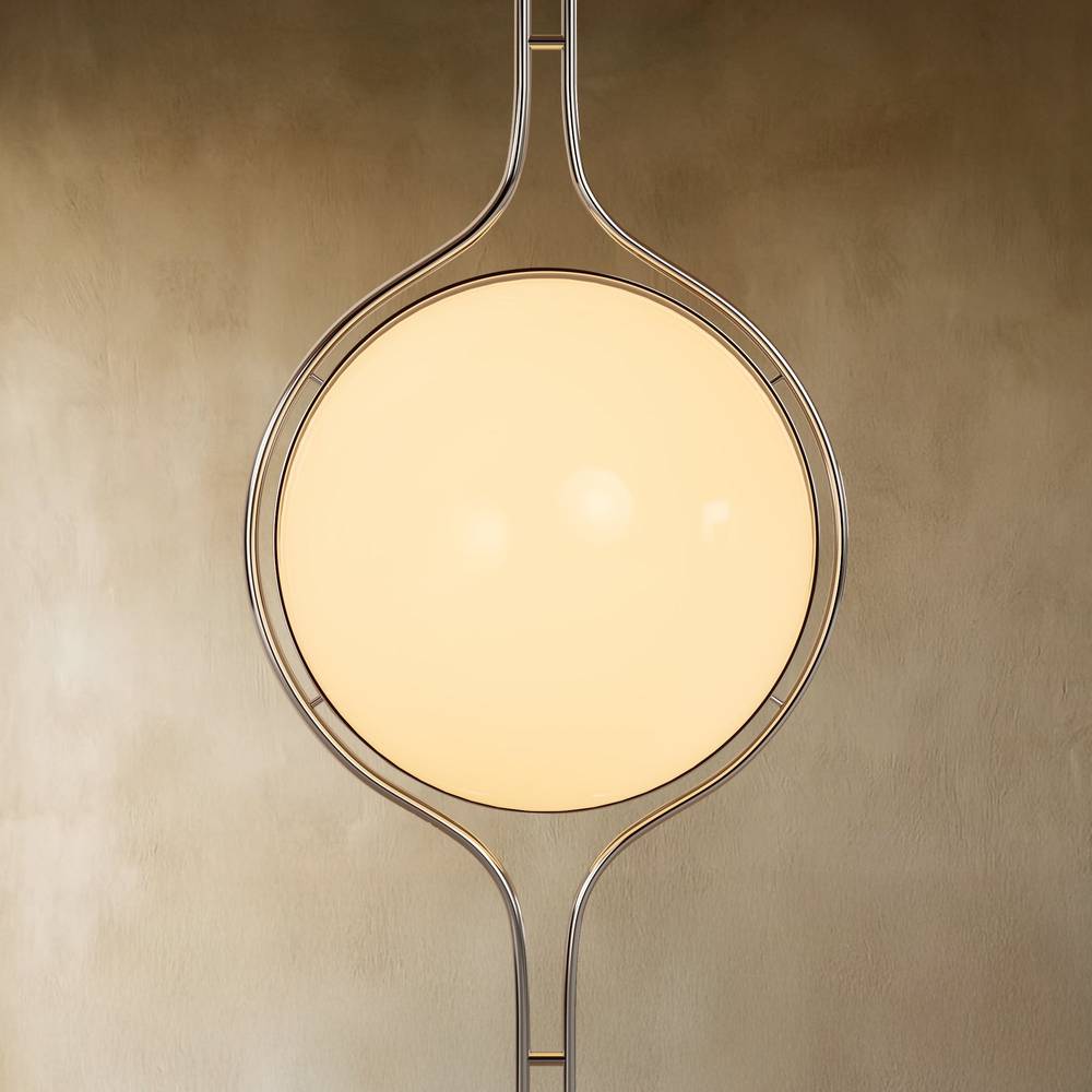 LumenSpan Floor to Ceiling Sculptural Lamp for Modern Living Spaces