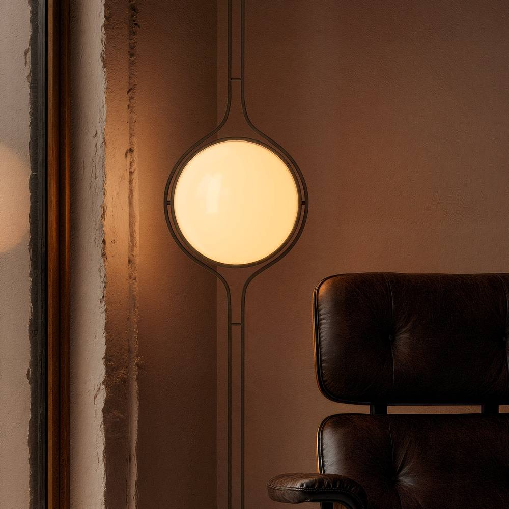 LumenSpan Floor to Ceiling Sculptural Lamp for Modern Living Spaces