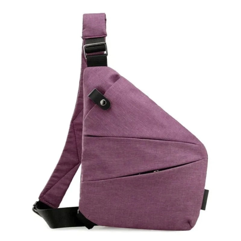 RFID-Blocking Anti-Theft Crossbody Travel Bag, Water-Resistant