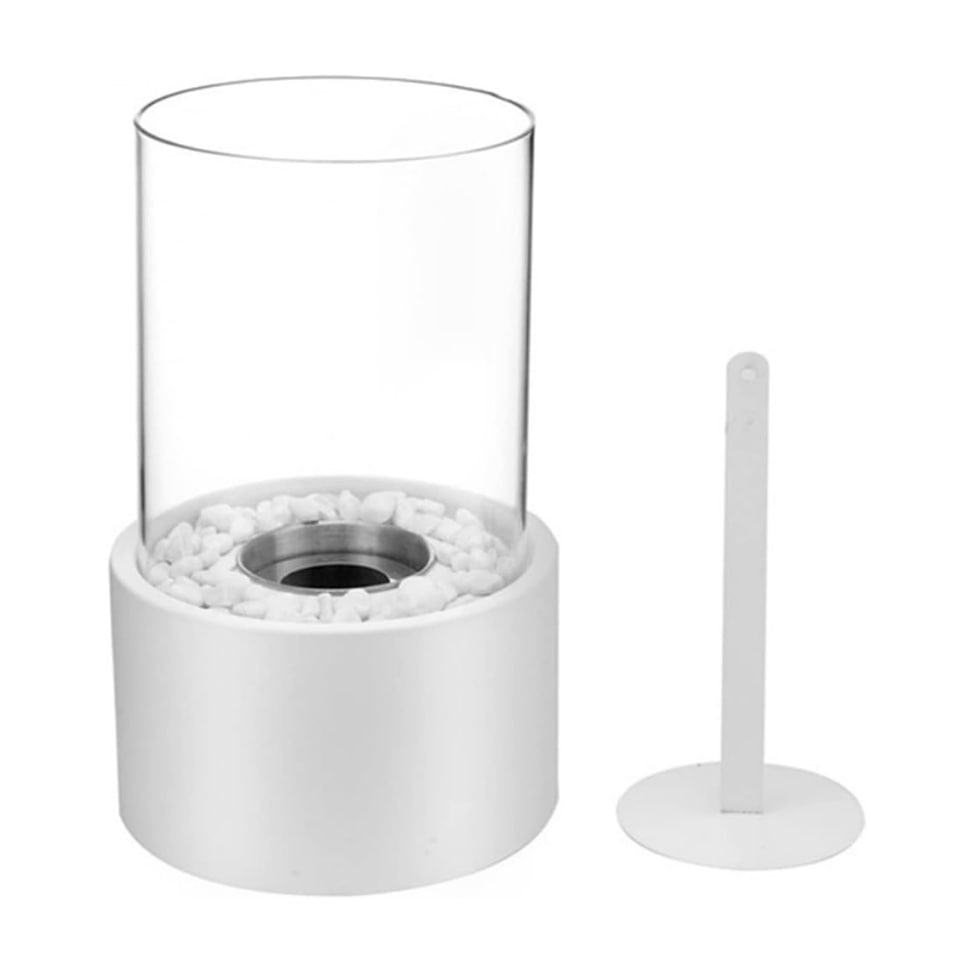 Classic Glass Oil Lamp With Open-Flame Design, Lumora