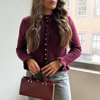 Pull Léger Boutonné en Maille I Collection Douceur & Détente