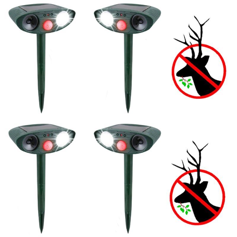 FloraShield Solar Motion-Activated Deer Repeller For Yards And Gardens