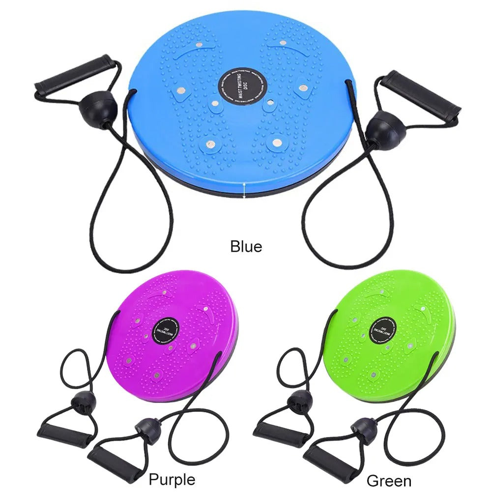Magnetic Core Twist Board With Resistance Ropes, LumaTwist Balance Trainer