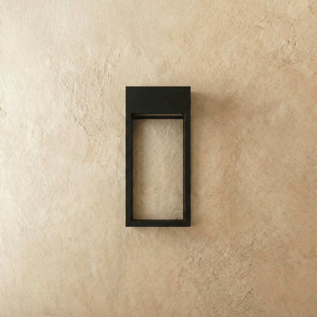 Aurelia Outdoor Wall Light Stainless Steel Black Finish