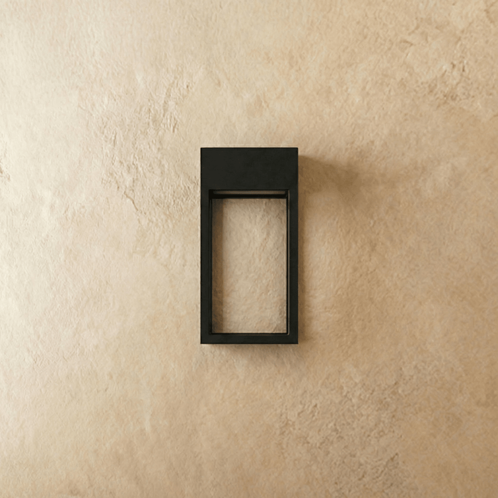 Aurelia Outdoor Wall Light Stainless Steel Black Finish