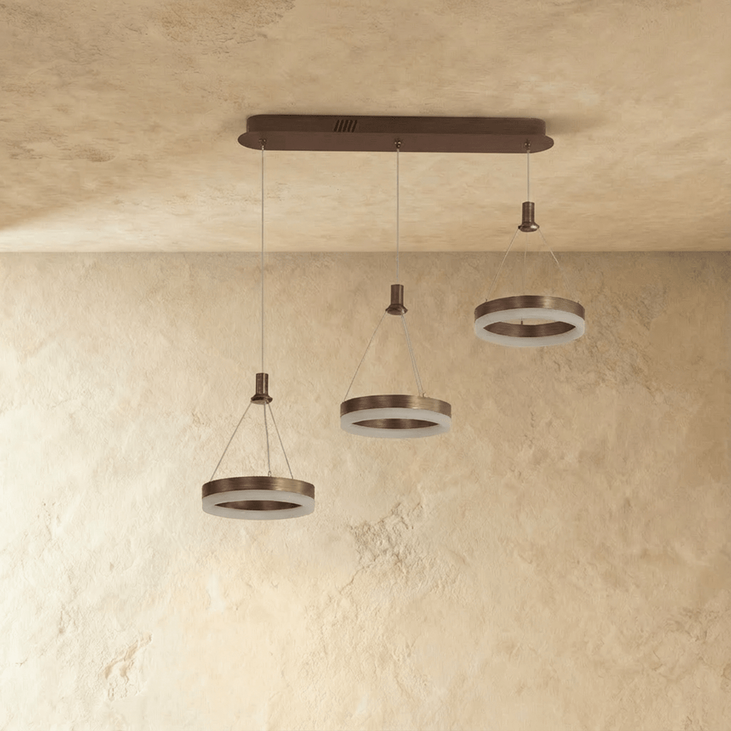Aitu Nova Round Chandelier Energy Efficient Ceiling Light For Modern Living Rooms