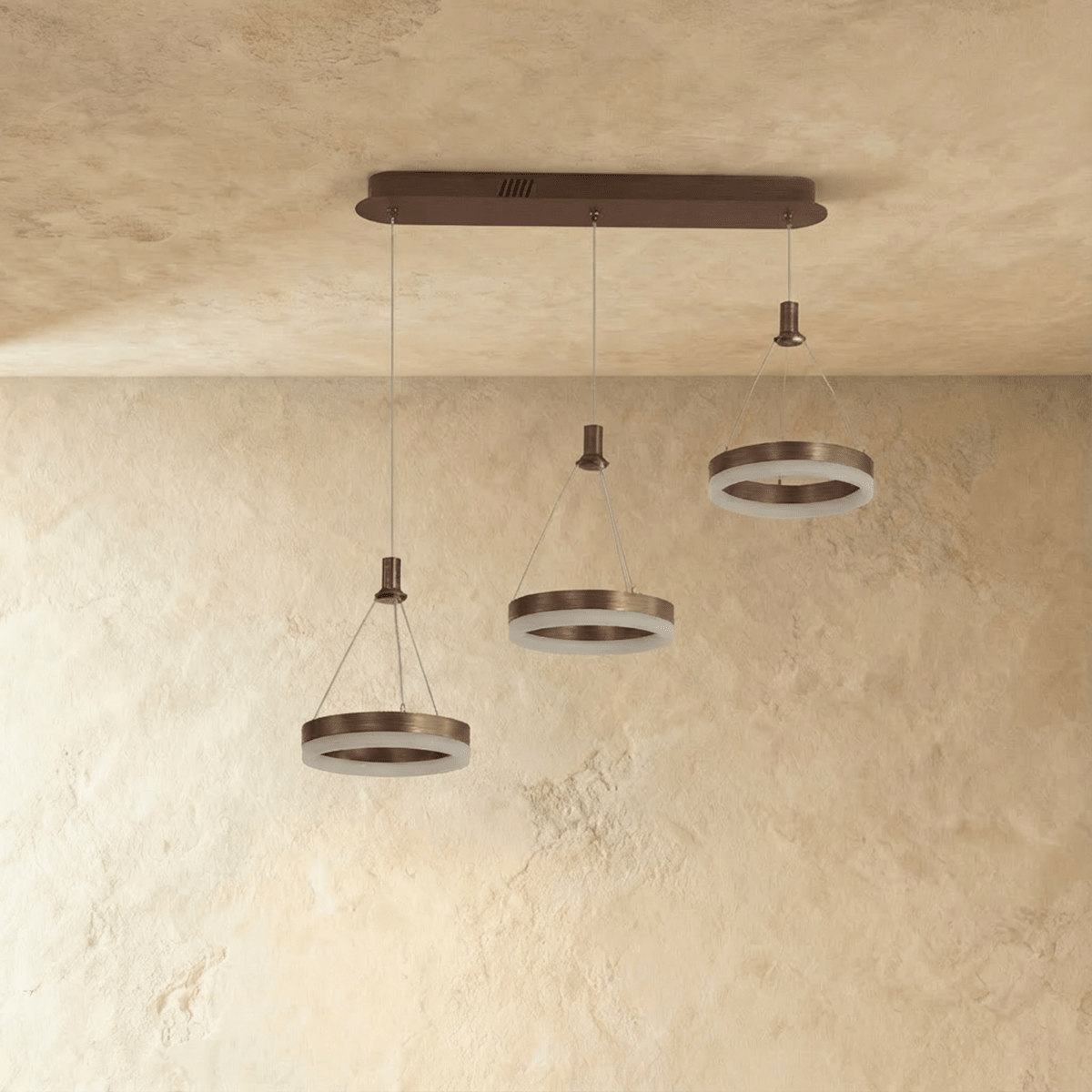 Aitu Nova Round Chandelier Energy Efficient Ceiling Light For Modern Living Rooms