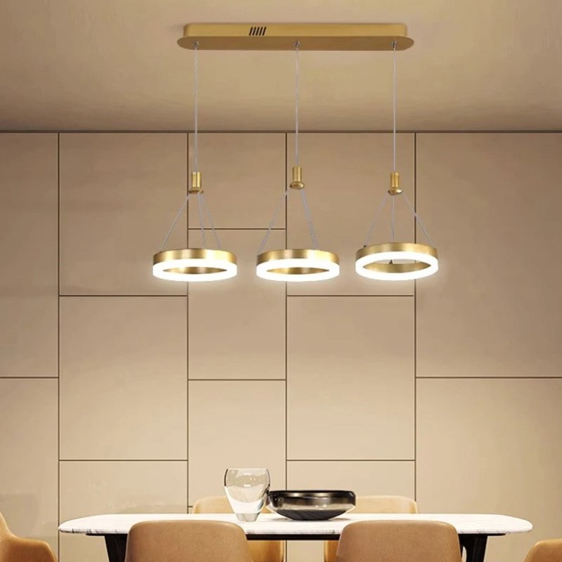 Aitu Nova Round Chandelier Energy Efficient Ceiling Light For Modern Living Rooms