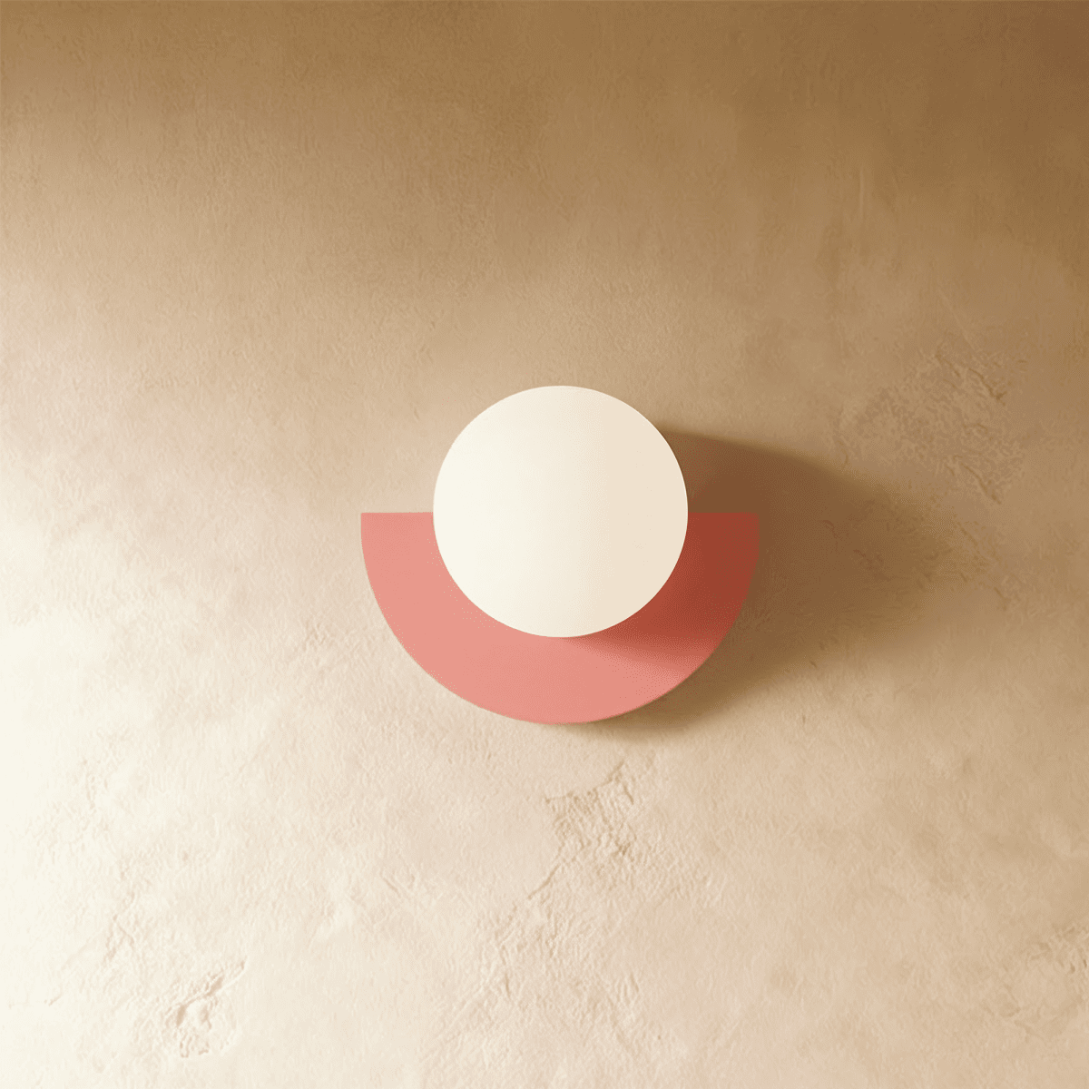 Lumenorb Modern Glass Ball Wall Light With Sleek Metal Finish