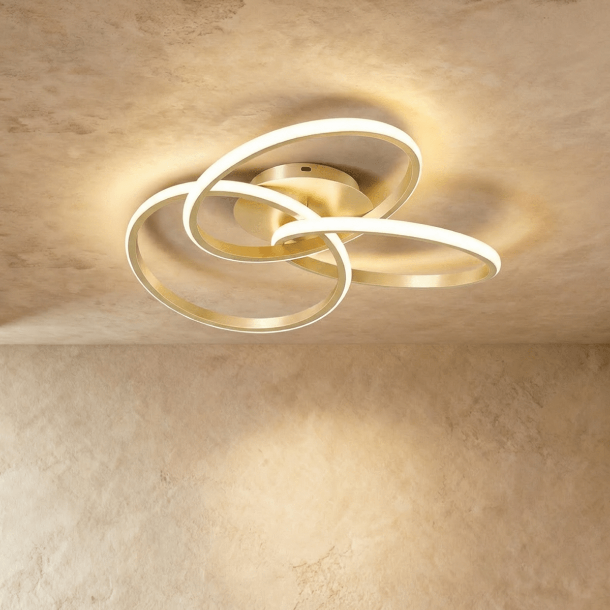 Aurora Haven Ceiling Light For Bedroom Modern Iron And Aluminum Fixture