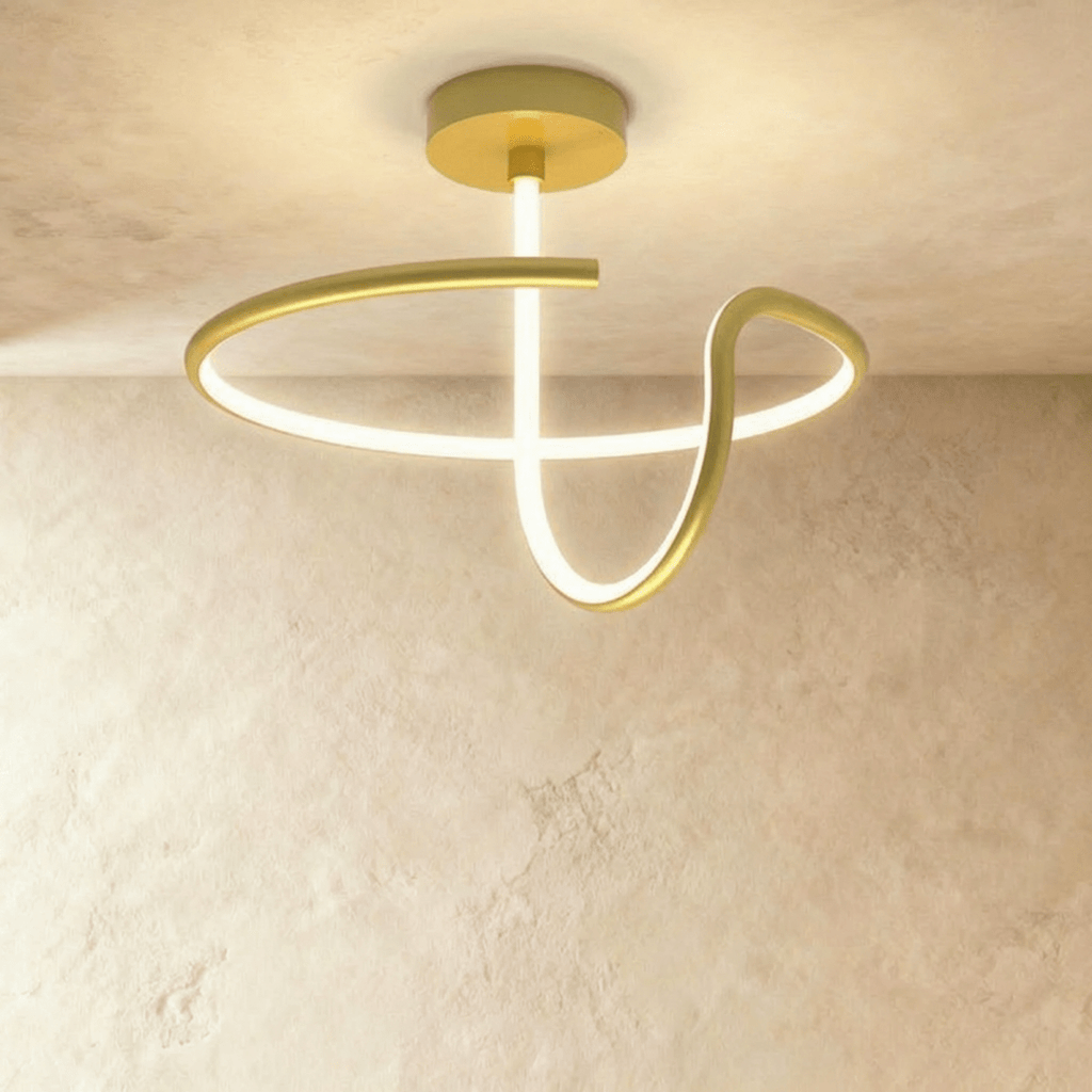 Aurora Haven Ceiling Light For Bedroom Modern Iron And Aluminum Fixture