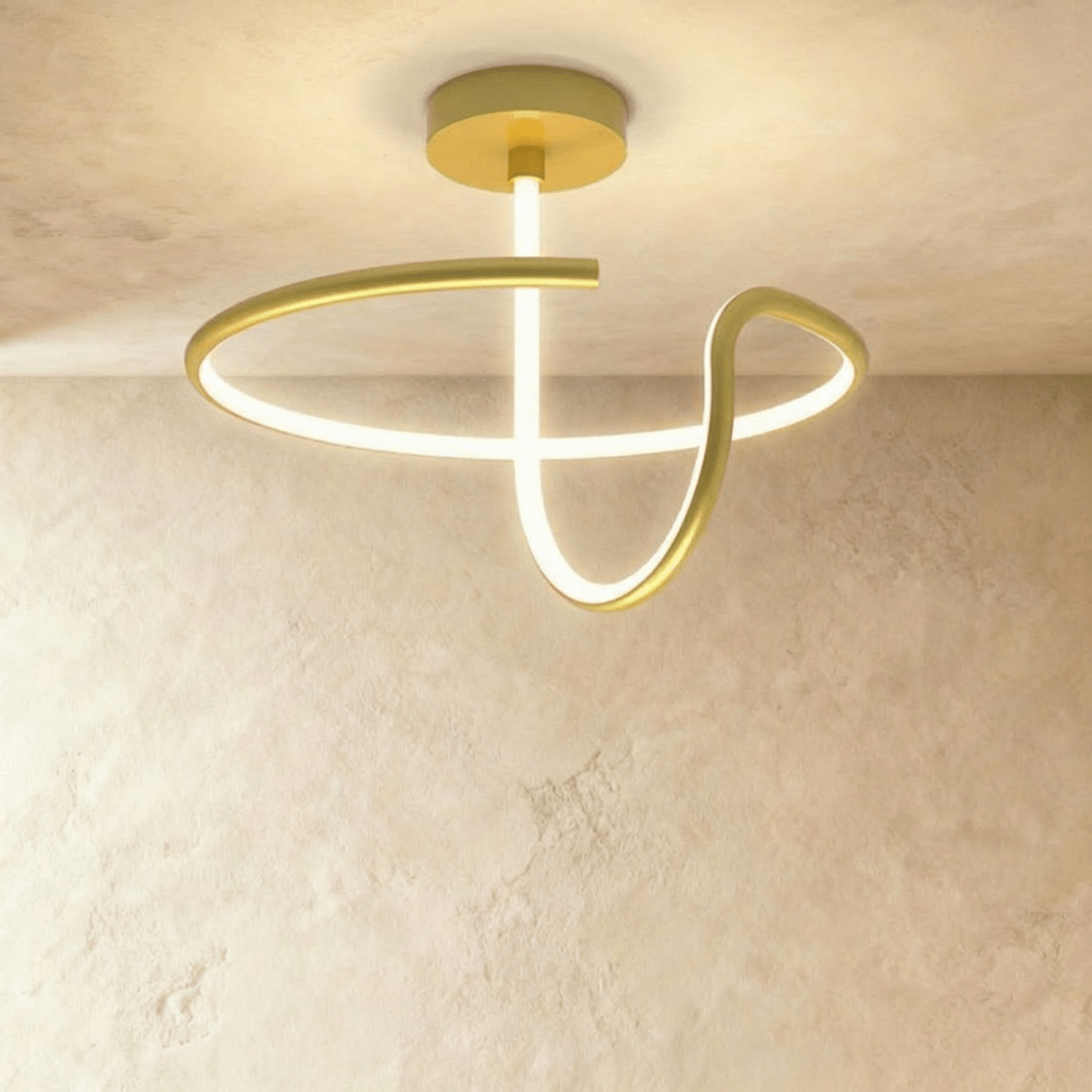 Aurora Haven Ceiling Light For Bedroom Modern Iron And Aluminum Fixture