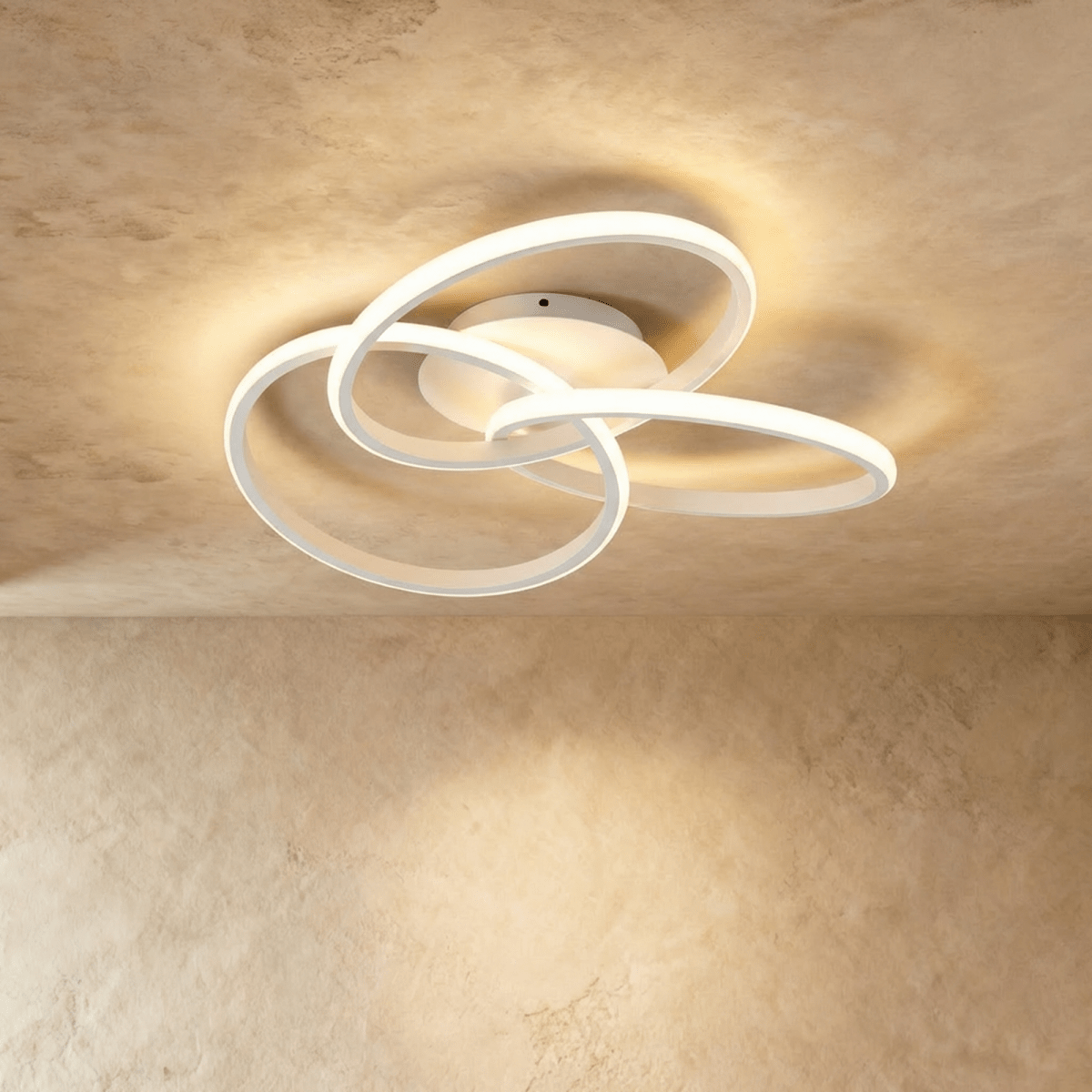 Aurora Haven Ceiling Light For Bedroom Modern Iron And Aluminum Fixture