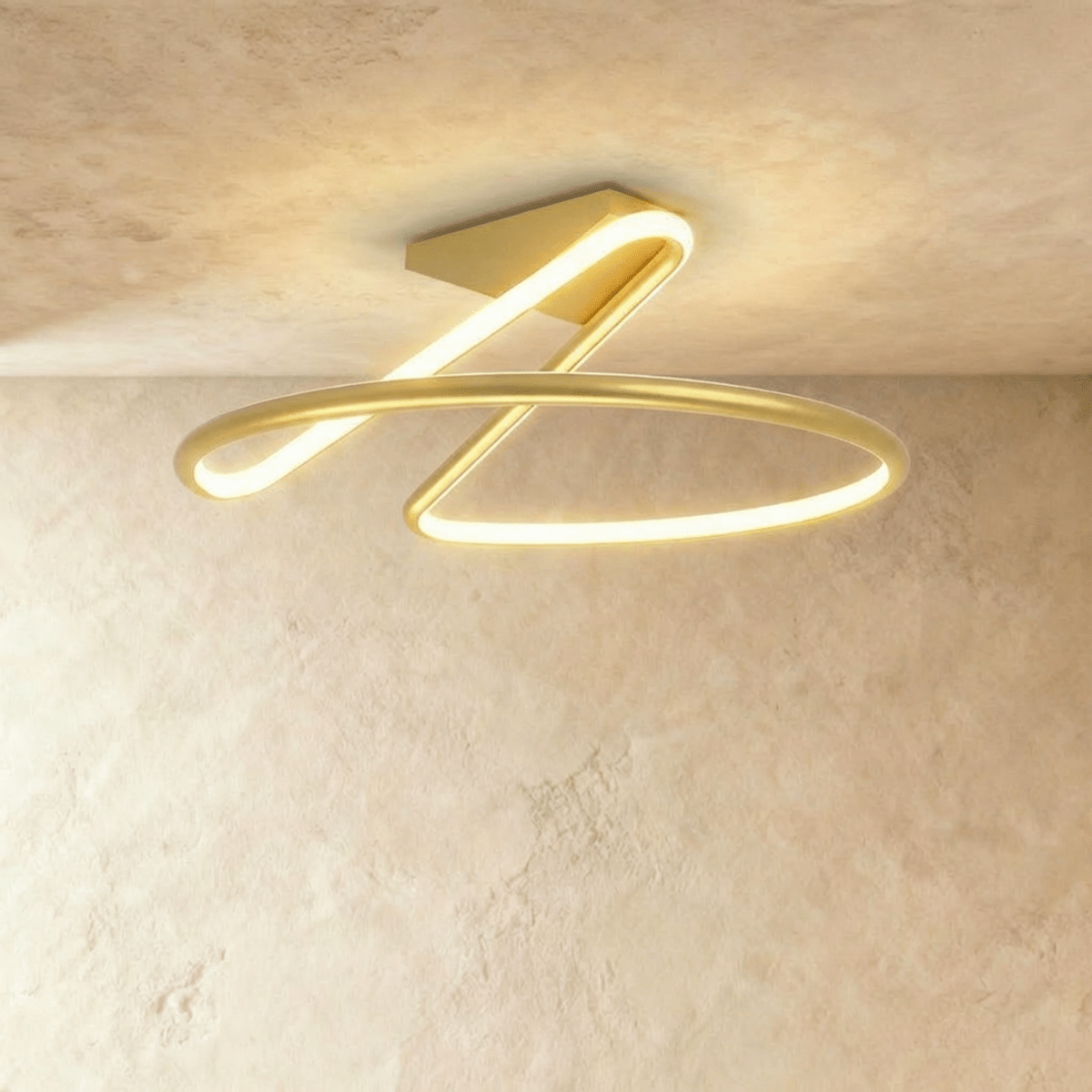Aurora Haven Ceiling Light For Bedroom Modern Iron And Aluminum Fixture