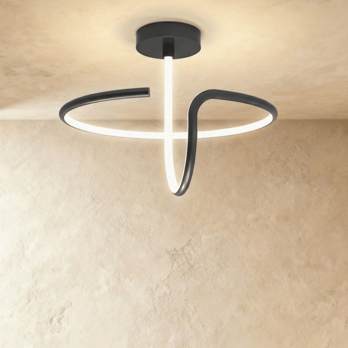 Aurora Haven Ceiling Light For Bedroom Modern Iron And Aluminum Fixture