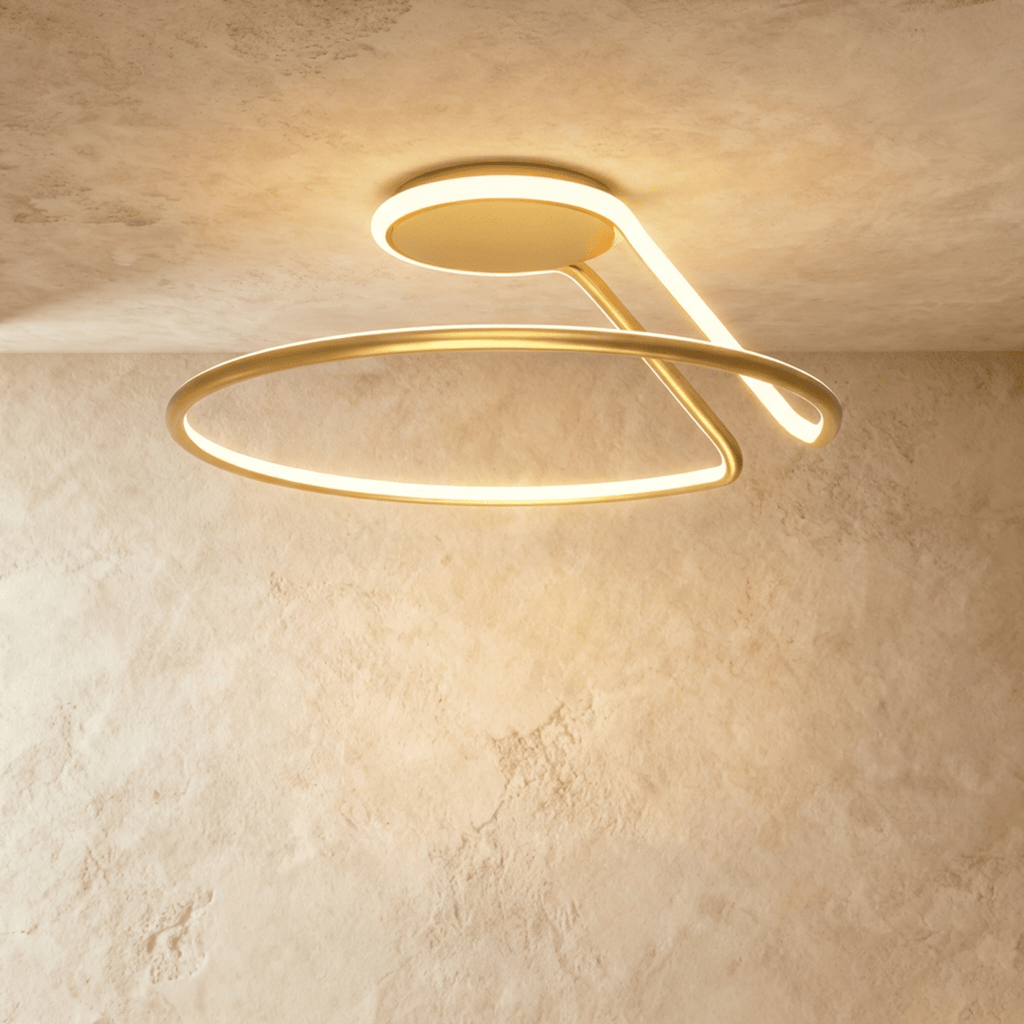 Aurora Haven Ceiling Light For Bedroom Modern Iron And Aluminum Fixture
