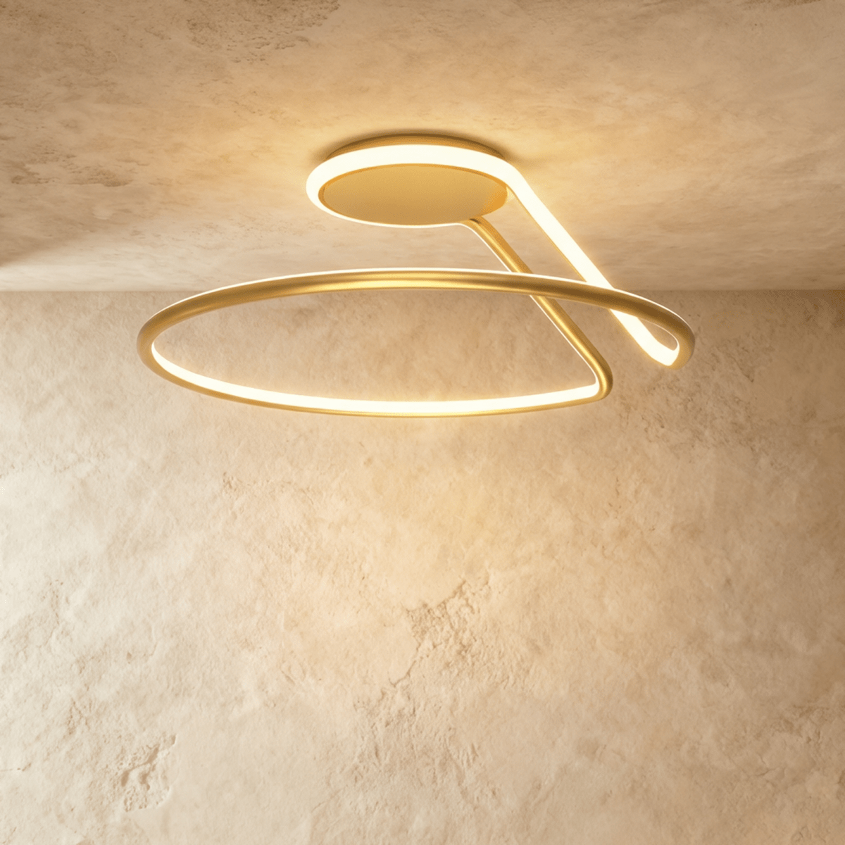 Aurora Haven Ceiling Light For Bedroom Modern Iron And Aluminum Fixture