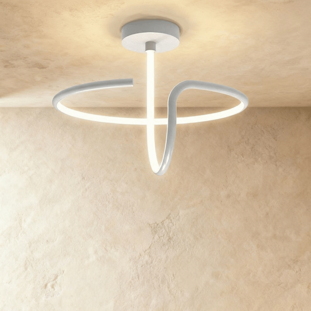 Aurora Haven Ceiling Light For Bedroom Modern Iron And Aluminum Fixture