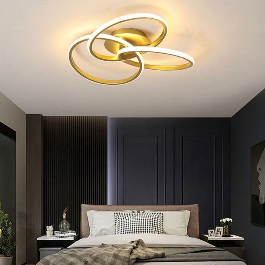 Aurora Haven Ceiling Light For Bedroom Modern Iron And Aluminum Fixture