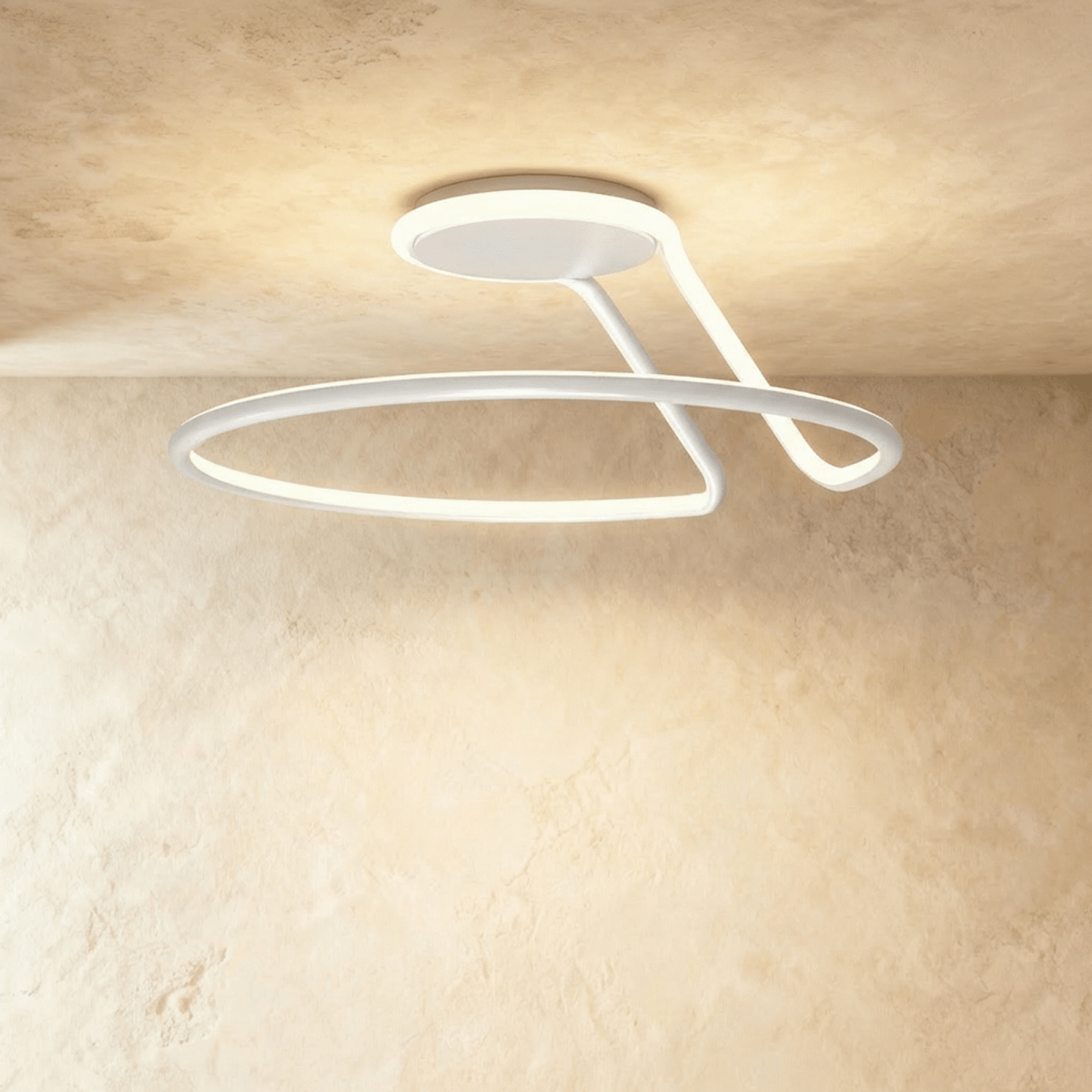 Aurora Haven Ceiling Light For Bedroom Modern Iron And Aluminum Fixture