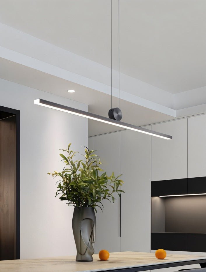 HaloArc Minimalist Aluminum Pendant Light With Circular Connection