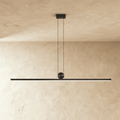 HaloArc Minimalist Aluminum Pendant Light With Circular Connection