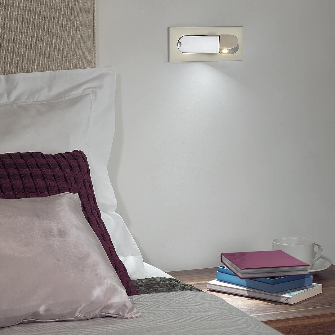 Lampe de chevet à luminosité réglable et col de cygne flexible, Asterra
