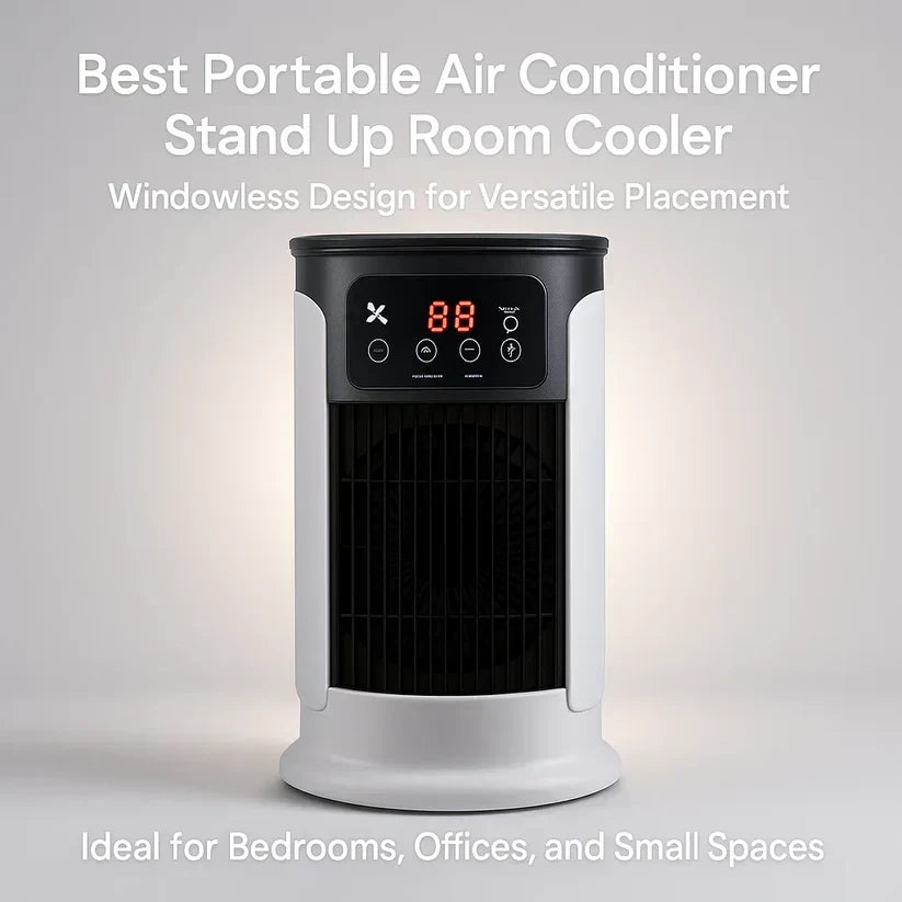 Aire acondicionado portátil Lyra sin ventana con humidificador de niebla fría para habitaciones pequeñas