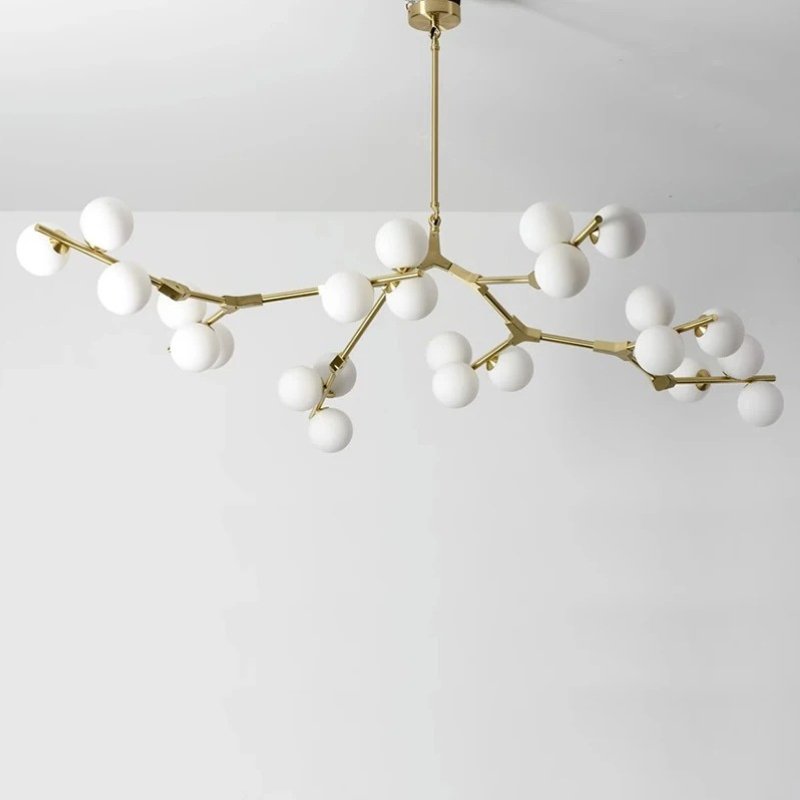 LuminaNest Modern Chandelier For Living Rooms With Soft Ambient Glow