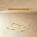 Aurelia Interlace Ring Chandelier Polished Gold And Rose Gold Finishes