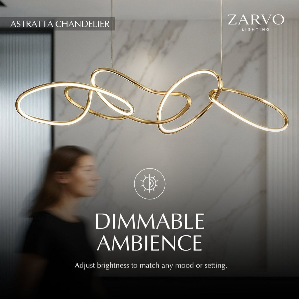 Aurelia Interlace Ring Chandelier Polished Gold And Rose Gold Finishes
