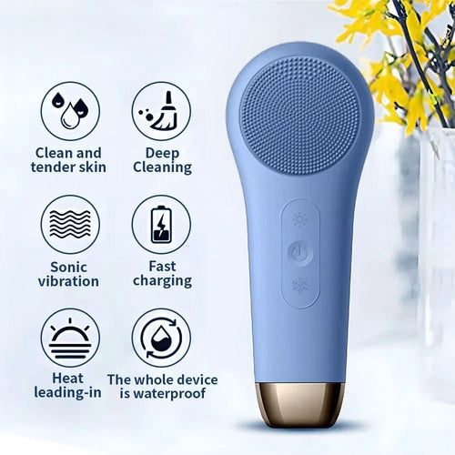3-in-1 Facial Brush for Radiant, Healthy Skin - Fioriscas