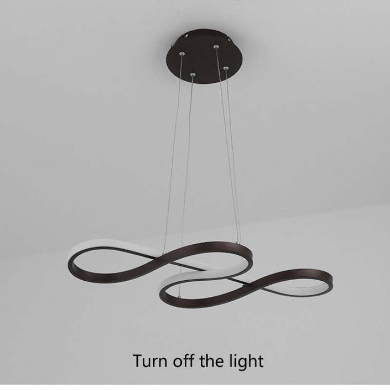 Durell Musical Note Pendant Light, Black & Gold | Fioriscas
