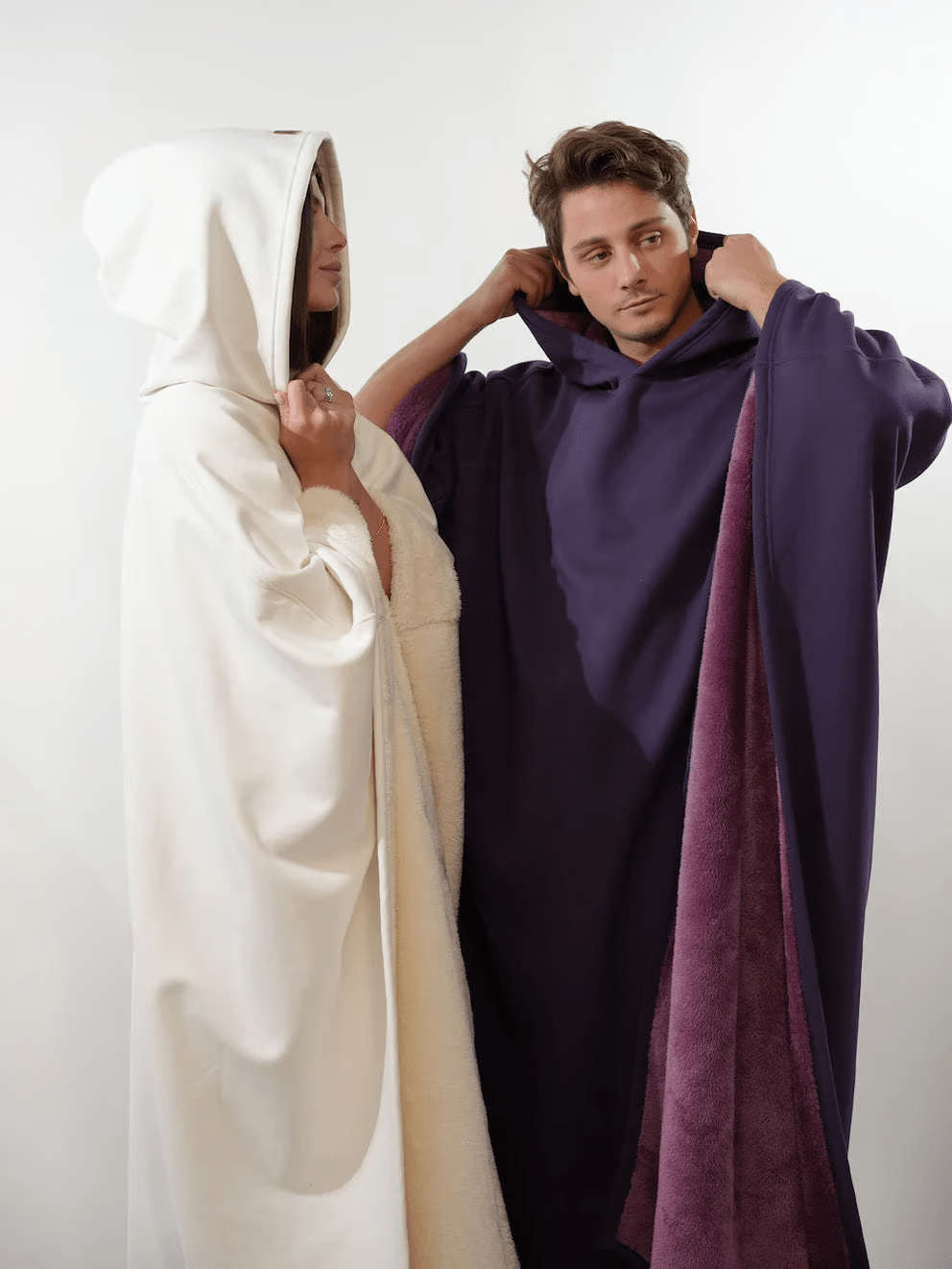 Camisola com capuz ponderada ArcticFlare NovaWeave, conforto calmante em polar