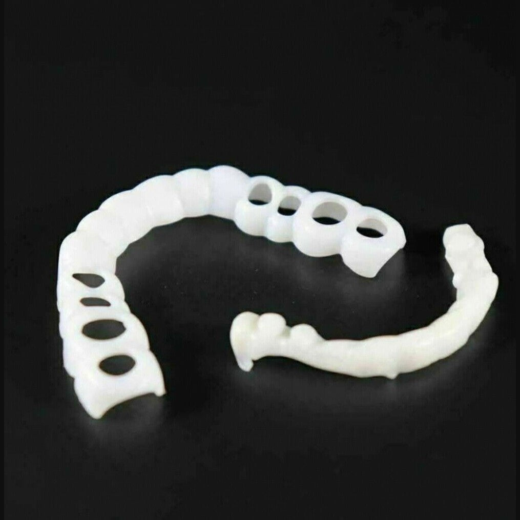 NovaBright Snap-On Veneers, Instant Smile Cover For Upper Or Lower Teeth