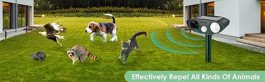 FloraShield Solar Motion-Activated Deer Repeller For Yards And Gardens