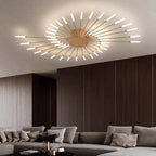 Asterra Albina Metal & Acrylic Flush Ceiling Light, 12W to 42W LED