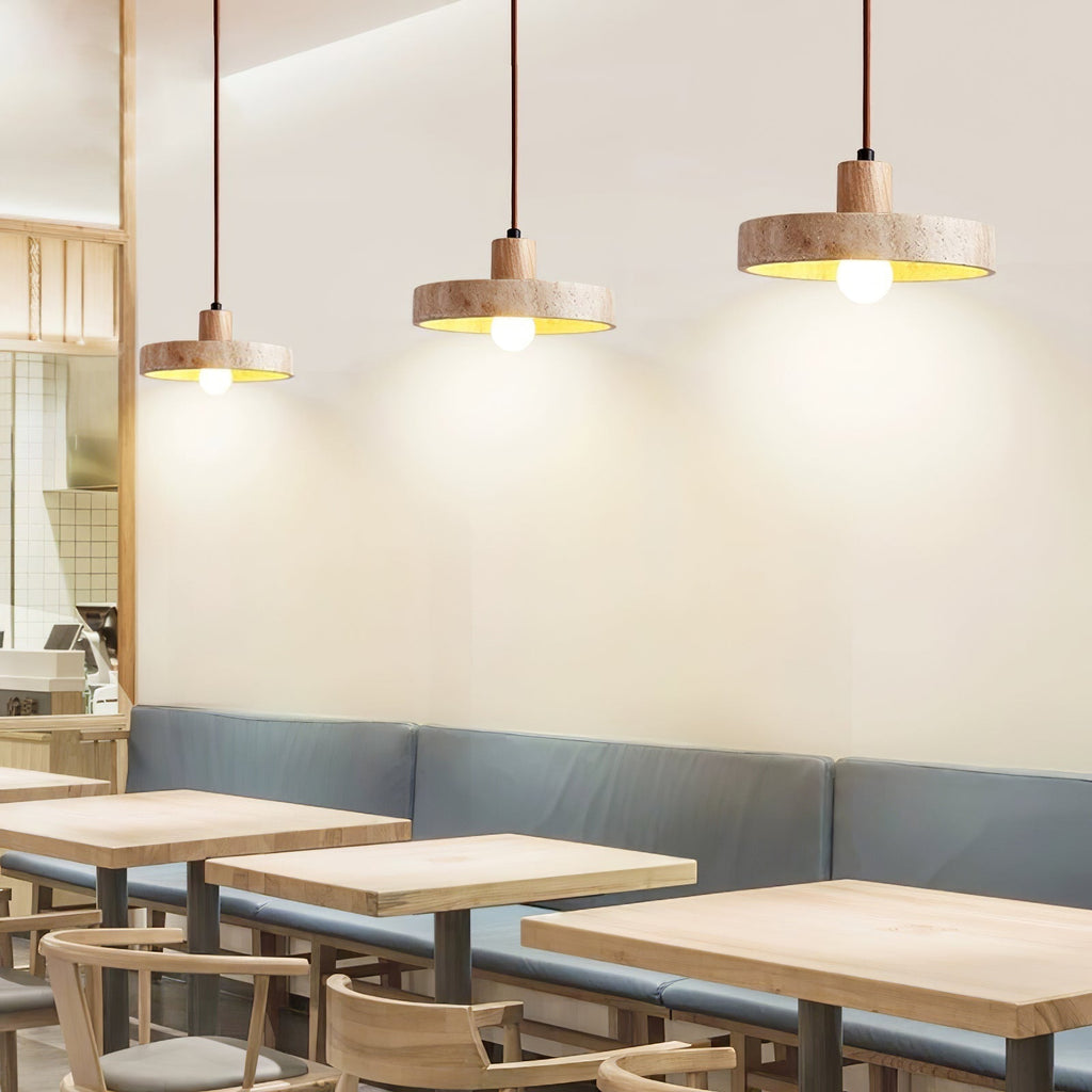 Evvynor Travertine Pendant Light | Fioriscas